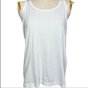 Lululemon White Swiftly Racerback Tank Top